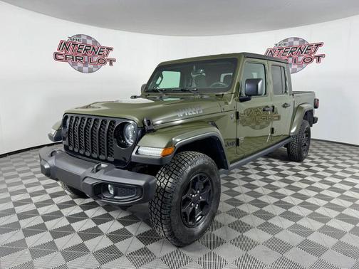 Green 2023 Jeep Gladiator Willys Pickup 4D 5 ft