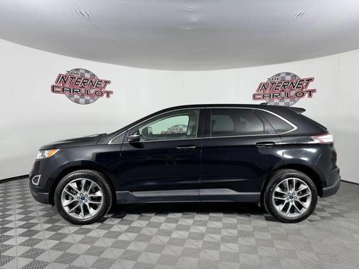 Black 2017 Ford Edge Titanium
