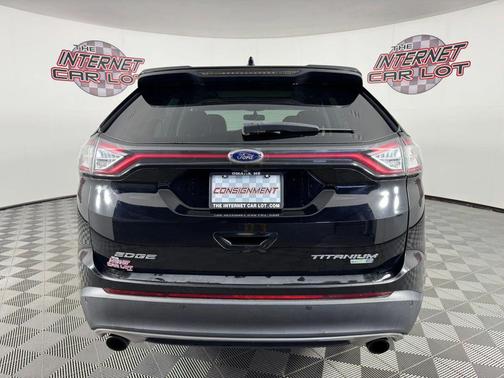 Black 2017 Ford Edge Titanium