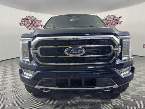 Blue 2023 Ford F-150 Platinum Pickup 4D 5 1/2 ft