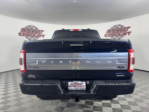 Blue 2023 Ford F-150 Platinum Pickup 4D 5 1/2 ft