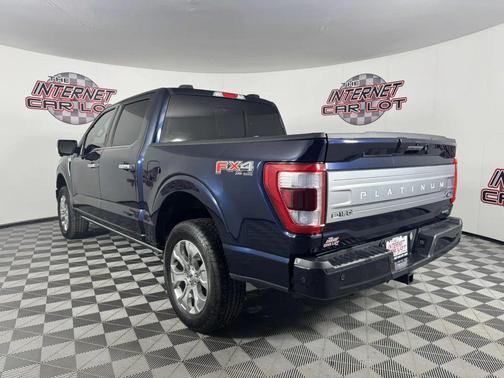 Blue 2023 Ford F-150 Platinum Pickup 4D 5 1/2 ft
