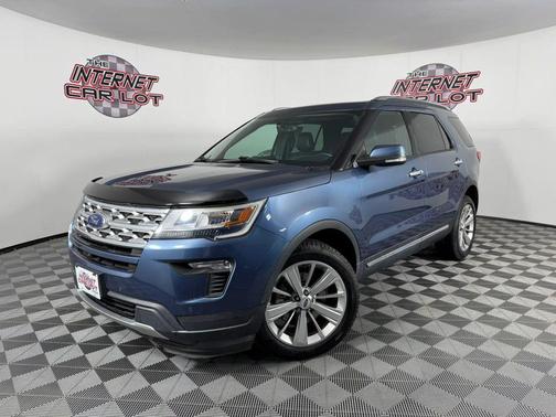 Blue 2019 Ford Explorer Limited Sport Utility 4D
