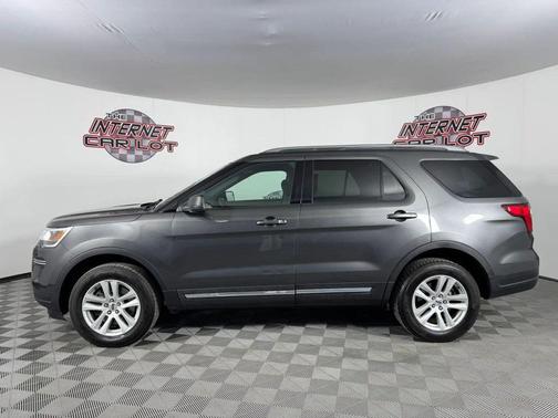Gray 2018 Ford Explorer XLT