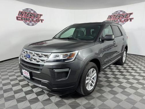 Gray 2018 Ford Explorer XLT