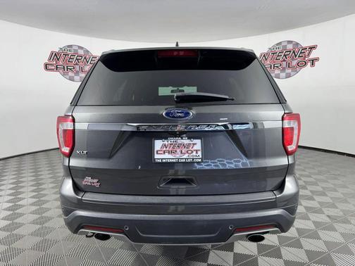 Gray 2018 Ford Explorer XLT