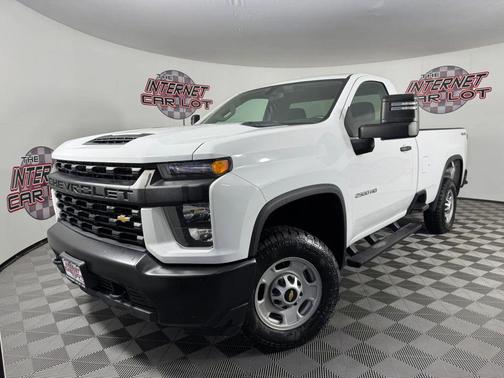 White 2021 Chevrolet Silverado 2500 Work Truck Pickup 2D 8 ft