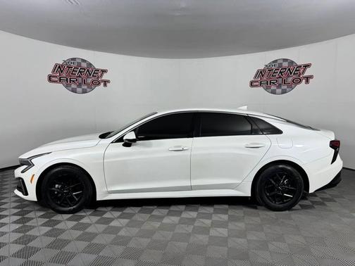White 2025 Kia K5 LXS Sedan 4D