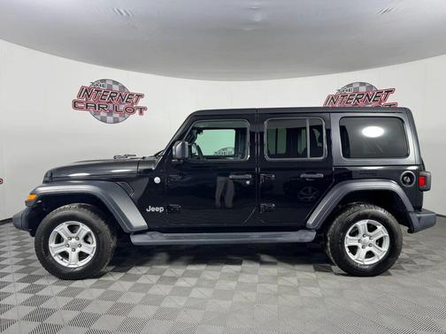 Black 2018 Jeep Wrangler Unlimited Sport S