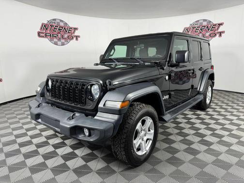 Black 2018 Jeep Wrangler Unlimited Sport S