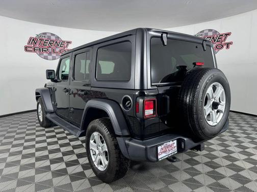 Black 2018 Jeep Wrangler Unlimited Sport S