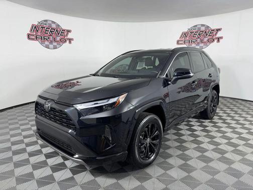 Black 2022 Toyota RAV4 Hybrid SE