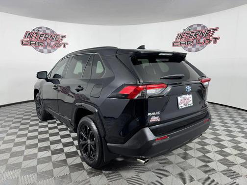 Black 2022 Toyota RAV4 Hybrid SE
