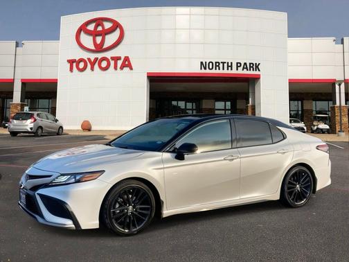Midnight Black Metallic 2024 Toyota Camry XSE