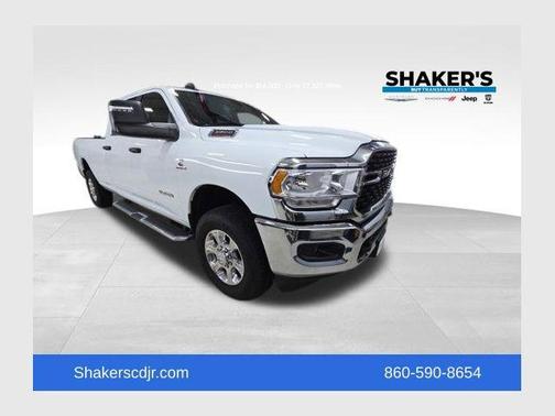 Bright White Clearcoat 2024 RAM 3500 Big Horn Crew Cab 4x4 8' Box