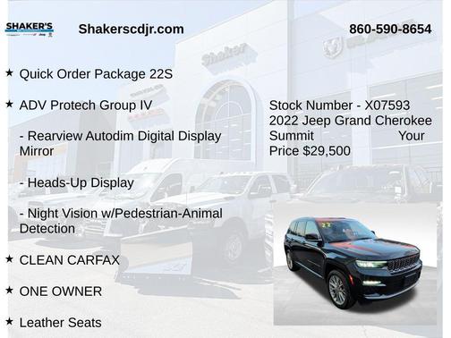 2022 Jeep Grand Cherokee Summit