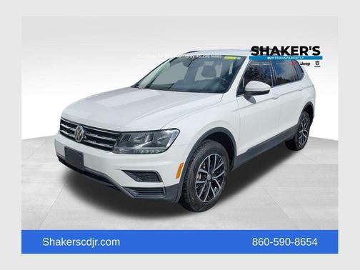 Pure White 2021 Volkswagen Tiguan 2.0T SE