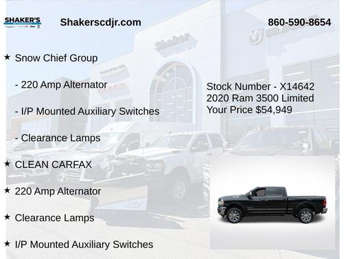 2020 RAM 3500 Limited Crew Cab 4x4 6'4' Box