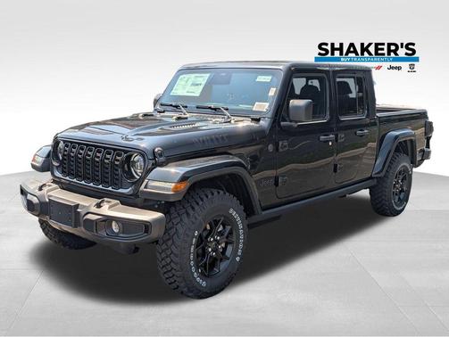 Black Clearcoat 2026 Jeep Gladiator Willys 4x4
