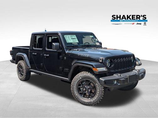 Black Clearcoat 2026 Jeep Gladiator Willys 4x4