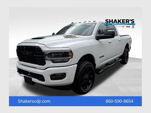 Bright White Clearcoat 2024 RAM 2500 Laramie Crew Cab 4x4 6'4' Box