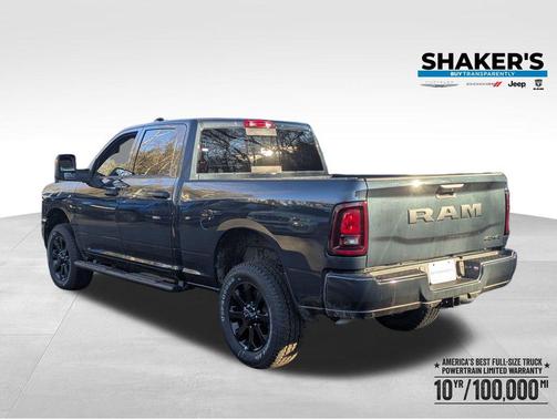 Forged Blue Metallic 2026 RAM 2500 Black Express Crew Cab 4x4 6'4' Box