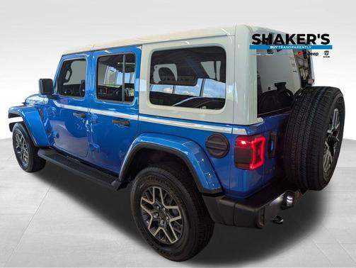 Hydro Blue Pearlcoat 2026 Jeep Wrangler 4-Door Sahara 4x4