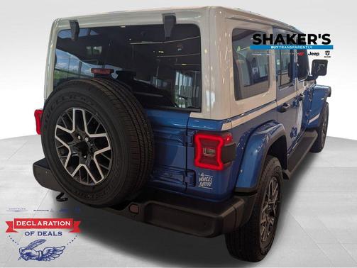 Hydro Blue Pearlcoat 2026 Jeep Wrangler 4-Door Sahara 4x4