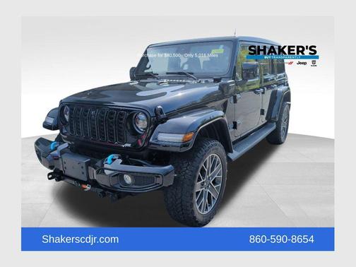 Black Clearcoat 2024 Jeep Wrangler 4xe High Altitude