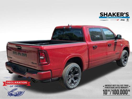 Molten Red Pearlcoat 2026 RAM 1500 Big Horn/Lone Star