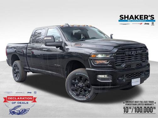 Diamond Black Crystal Pearlcoat 2026 RAM 2500 Big Horn Crew Cab 4x4 6'4' Box