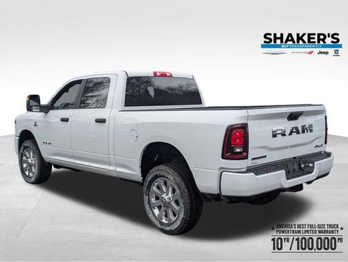 Bright White Clearcoat 2026 RAM 2500 Big Horn Crew Cab 4x4 6'4' Box