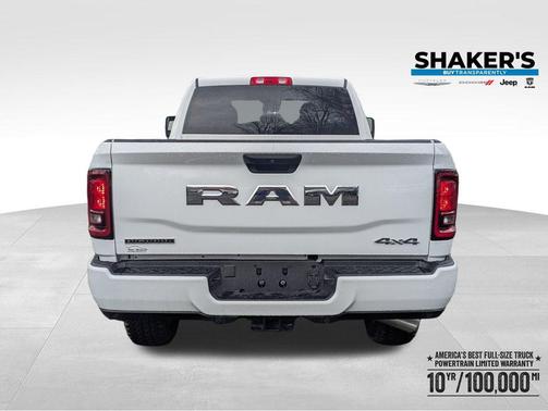 Bright White Clearcoat 2026 RAM 2500 Big Horn Crew Cab 4x4 6'4' Box