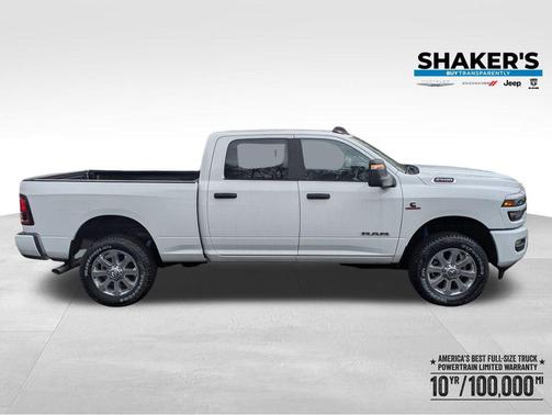 Bright White Clearcoat 2026 RAM 2500 Big Horn Crew Cab 4x4 6'4' Box