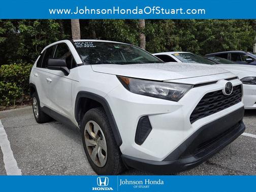 Super White 2019 Toyota RAV4 LE