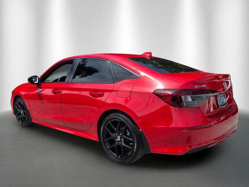 Rallye Red 2025 Honda Civic Sport