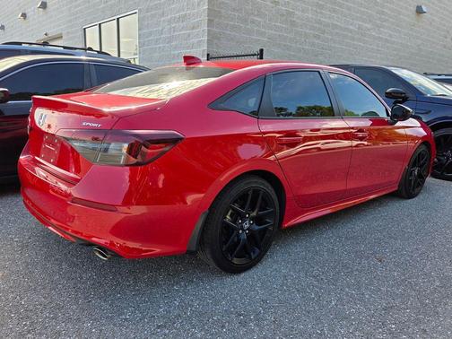 Rallye Red 2025 Honda Civic Sport