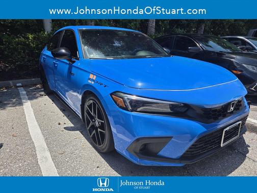Boost Blue Pearl 2022 Honda Civic Sport