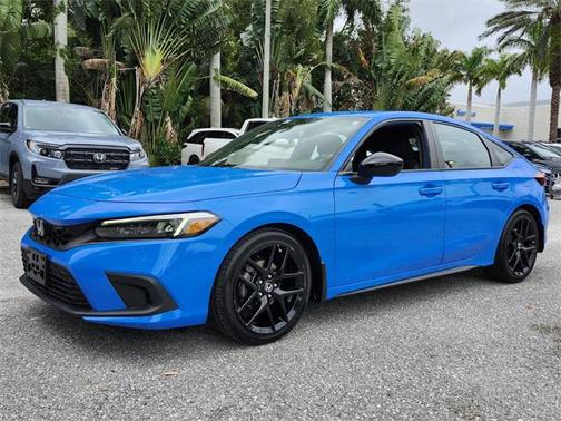 Boost Blue Pearl 2022 Honda Civic Sport
