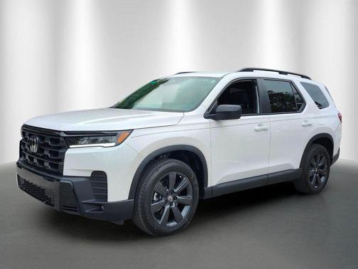 Platinum White Pearl 2026 Honda Pilot Sport