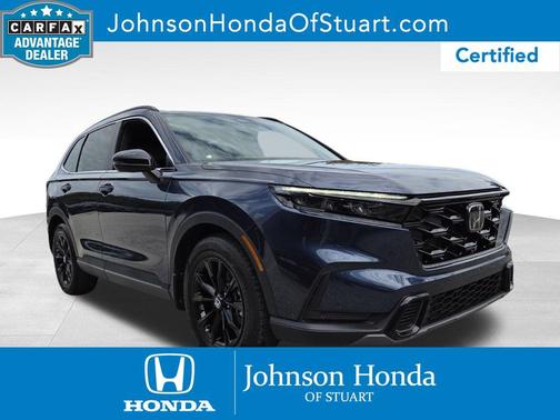 Canyon River Blue Metallic 2025 Honda CR-V Hybrid Sport FWD
