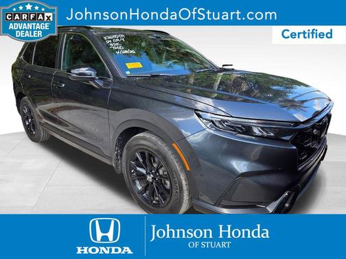 Meteorite Gray Metallic 2024 Honda CR-V Hybrid Sport FWD