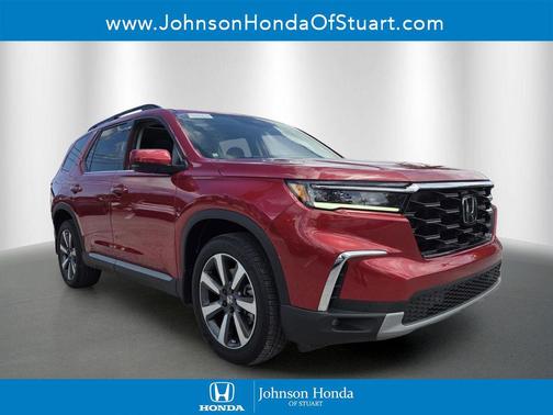 Platinum White Pearl 2025 Honda Pilot Touring 8-Passenger