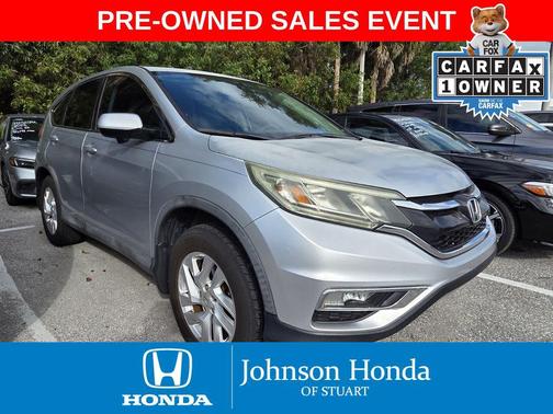 Alabaster Silver Metallic 2015 Honda CR-V EX