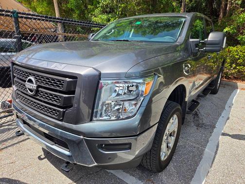 Gun Metallic 2024 Nissan Titan XD SV