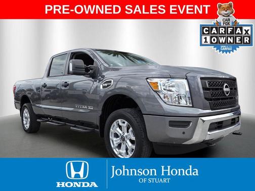 Gun Metallic 2024 Nissan Titan XD SV
