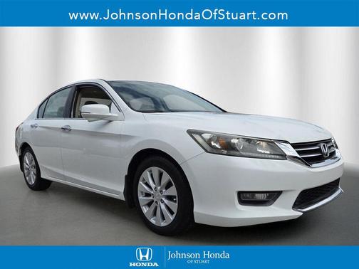 White Orchid Pearl 2014 Honda Accord EX-L