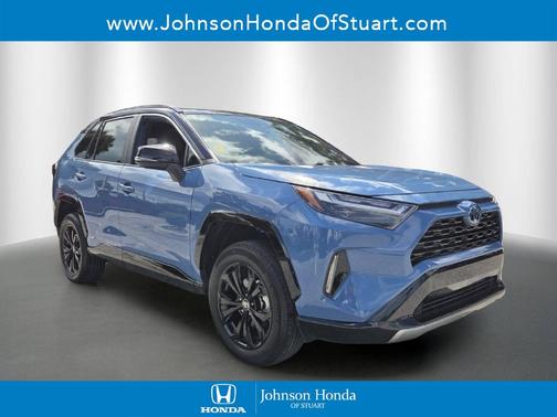 Midnight Black Metallic 2022 Toyota RAV4 Hybrid XSE