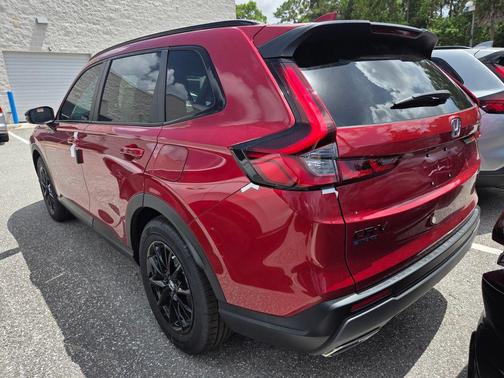 Radiant Red Metallic 2025 Honda CR-V Hybrid Sport FWD