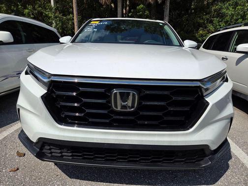 Platinum White 2024 Honda CR-V EX-L AWD